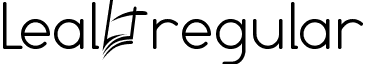 Leal regular font - Leal-Regular.ttf