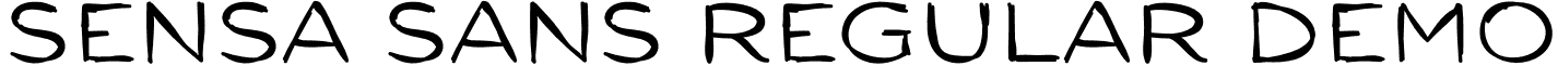 Sensa Sans Regular Demo font - SensaSans-RegularDemo.otf