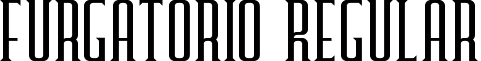 Furgatorio Regular font - Furgatorio.ttf