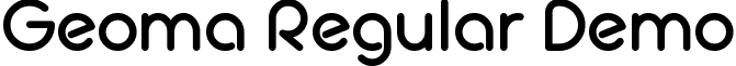 Geoma Regular Demo font - GeomaRegularDemo.otf