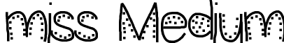 miss Medium font - miss.ttf