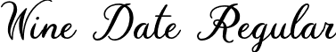 Wine Date Regular font - WineDate-Regular.otf