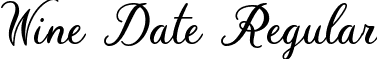 Wine Date Regular font - WineDate-Regular.ttf