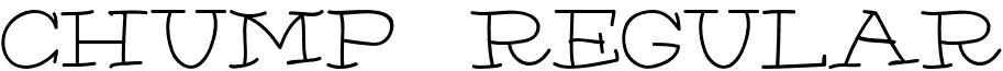 Chump Regular font - Chump-Regular.otf