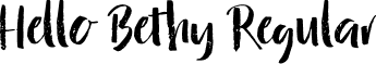 Hello Bethy Regular font - hello_bethy-webfont.ttf