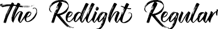 The Redlight Regular font - The Redlight.otf