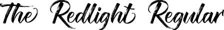 The Redlight Regular font - The Redlight.ttf