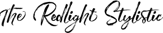 The Redlight Stylistic font - The Redlight Stylistic.otf