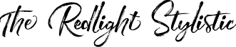 The Redlight Stylistic font - The Redlight Stylistic.ttf