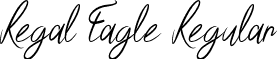 Regal Eagle Regular font - Regal Eagle.otf