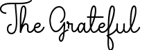 The Grateful 1 font - The Grateful 1.ttf