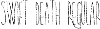 Swift Death Regular font - Swift Death.otf
