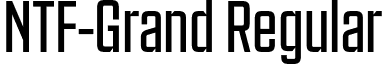 NTF-Grand Regular font - NTF-Grand-Regular.otf