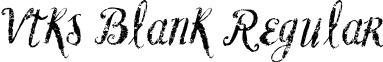 Vtks Blank Regular font - Vtks Blank.ttf