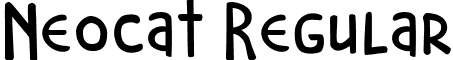 Neocat Regular font - Neocat-Regular_3.0.ttf