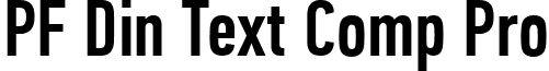 PF Din Text Comp Pro font - PFDinTextCompPro-Medium.ttf