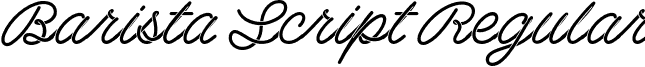 Barista Script Regular font - Barista Script.otf