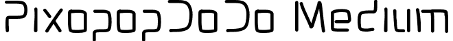 PixopopDoDo Medium font - PixopopDoDo.ttf