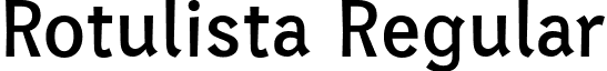 Rotulista Regular font - Rotulista-Regular.ttf