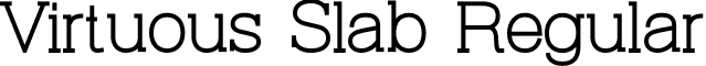 Virtuous Slab Regular font - Virtuous-Slab.otf