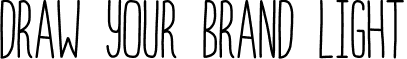 Draw Your Brand Light font - Draw-Your-Brand-Light-1.otf