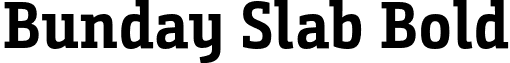 Bunday Slab Bold font - Buntype - BundaySlab-Bold.otf