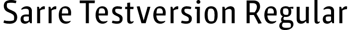 Sarre Testversion Regular font - Stereotypes - Sarre Testversion.otf