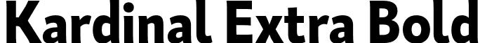 Kardinal Extra Bold font - lettersoup - Kardinal-ExtraBold.otf