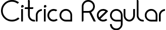 Citrica Regular font - Citrica-Regular.ttf