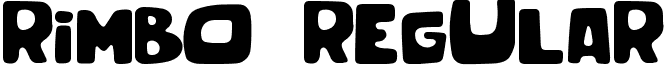 Rimbo Regular font - Rimbo-Regular.ttf
