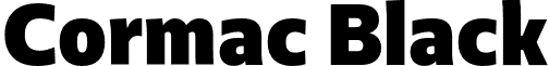 Cormac Black font - Typedepot - Cormac-Black.otf