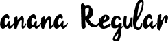 anana Regular font - anana-Regular.ttf