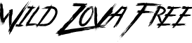 Wild Zova Free font - Wild Zova Free.otf