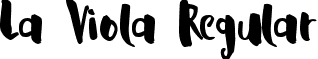 La Viola Regular font - la_viola-webfont.ttf