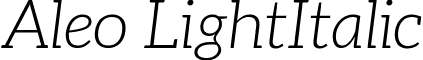 Aleo LightItalic font - aleo-lightitalic-webfont.ttf