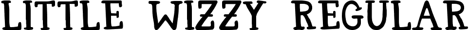 Little Wizzy Regular font - LittleWizzy.ttf