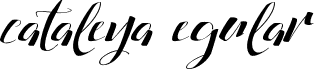 cataleya Regular font - Cataleya Lite Version.ttf