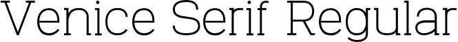 Venice Serif Regular font - VeniceSerif-Regular.otf