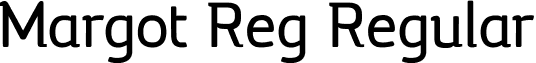 Margot Reg Regular font - Margot-Regular.ttf