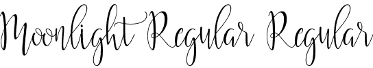 Moonlight Regular Regular font - Moonlight Regular.otf