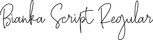 Bianka Script Regular font - Bianka Script.otf
