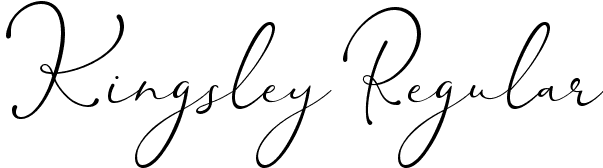 Kingsley Regular font - Kingsley.ttf