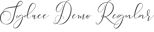 Sydnee Demo Regular font - Sydnee+Demo.otf