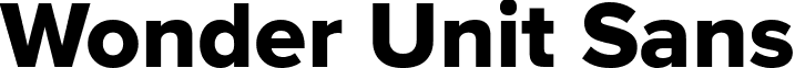 Wonder Unit Sans font - WonderUnitSans-Extrabold.ttf