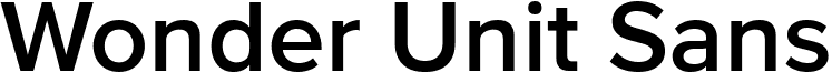 Wonder Unit Sans font - WonderUnitSans-Semibold.ttf