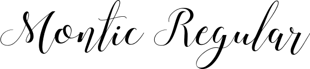 Montic Regular font - Montic.ttf