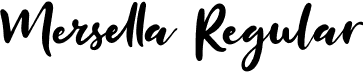 Mersella Regular font - Mersella-JRW2K.otf