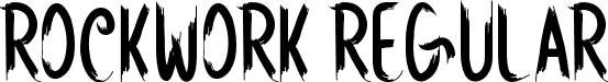 Rockwork Regular font - Rockwork.ttf