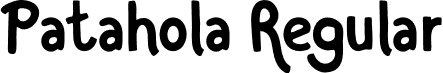 Patahola Regular font - Patahola Regular.otf