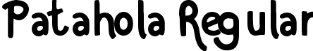 Patahola Regular font - Patahola-Regular.ttf